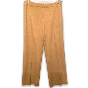 i.e. Womens Tan Wide Leg Stretch Dress Trouser Size 14